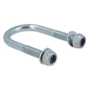 M8 Round Bend U Bolt 34mm x 64mm Width x Length Pipe Clamp Fixing