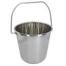 12L Stainless Steel Metal Bucket Pail Water Carrier Greenhouse Garden Plant BBQ