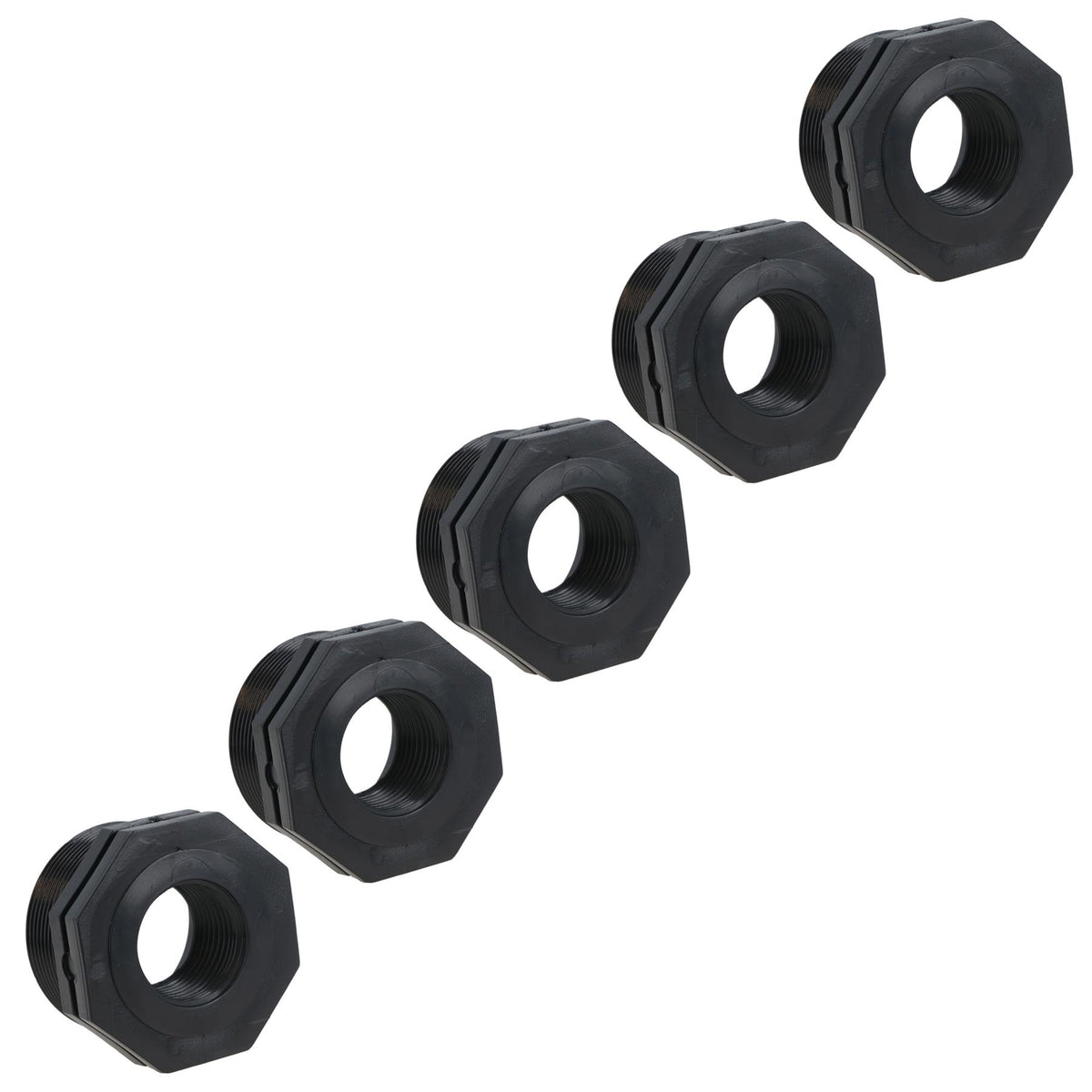 Polypropylene PP 2in – 1in Female – Male Pipe Threaded Reducing Bush