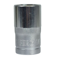 1/2" Drive 15mm Metric Super Lock Shallow 6-Sided Single Hex Socket Bergen