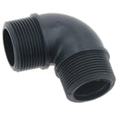 Polypropylene PP 1in BSP Male x Male Threaded 90° Elbow Connector