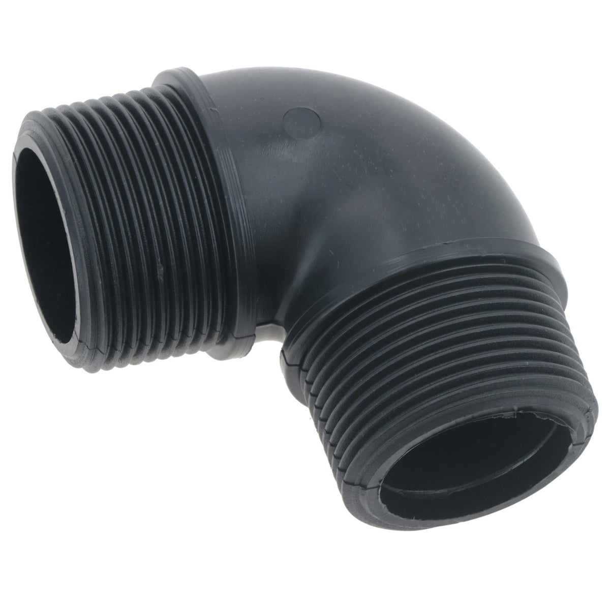 Polypropylene PP 1in BSP Male x Male Threaded 90° Elbow Connector