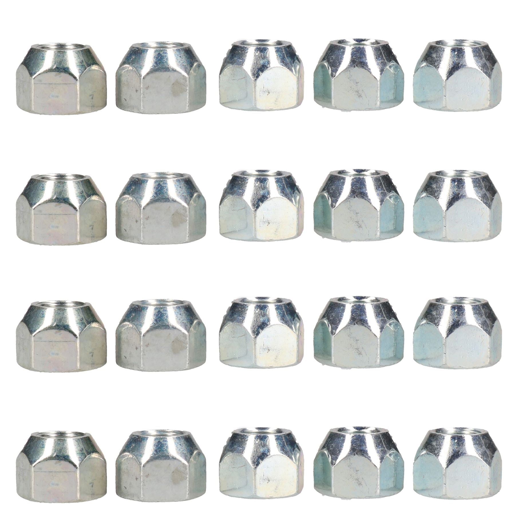 7/16" UNF Conical Wheel Nuts Pack of 20 for Trailer Caravan Suspension Hubs