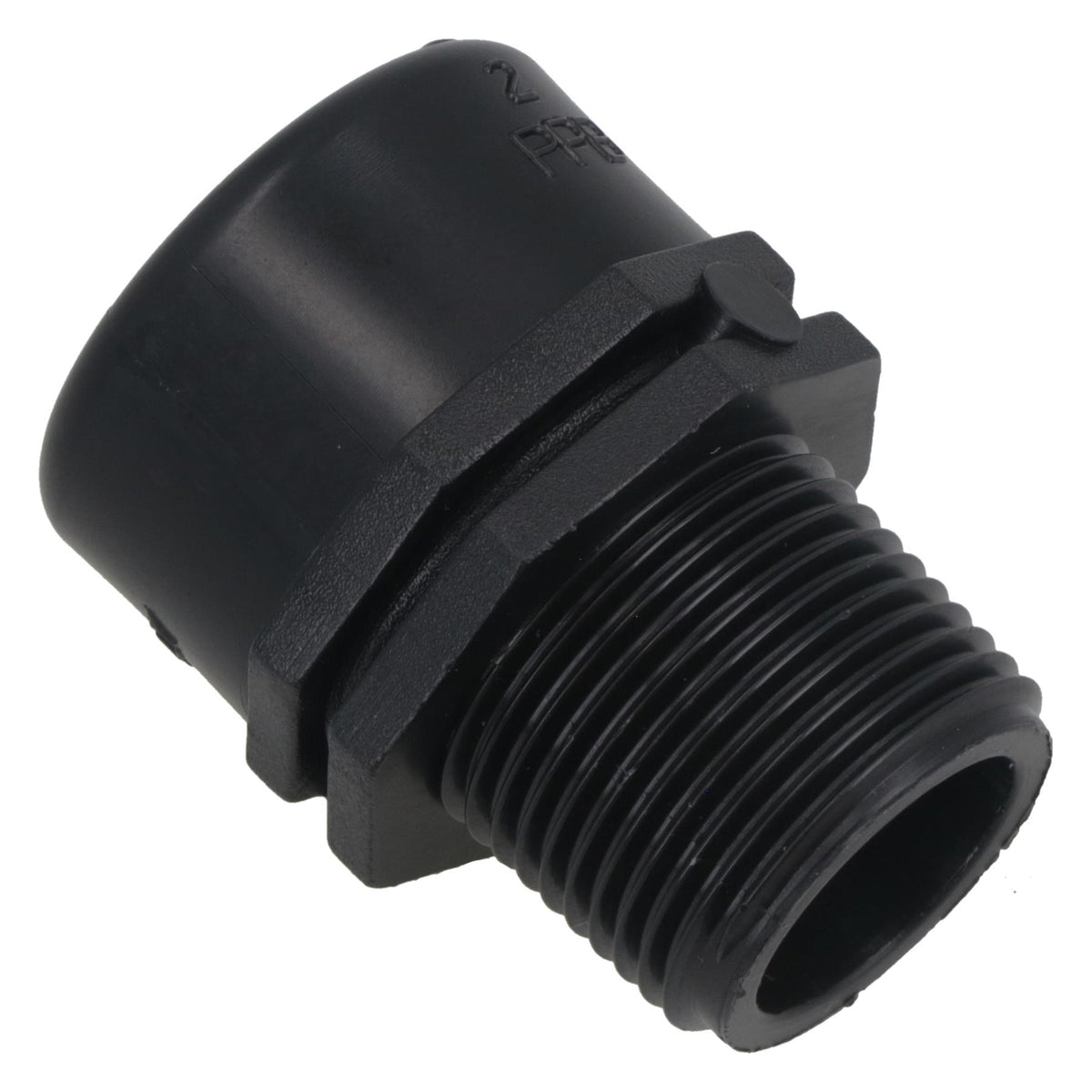 Polypropylene PP Threaded Reducing Socket Male – Female 3/4in – 1/2in BSP