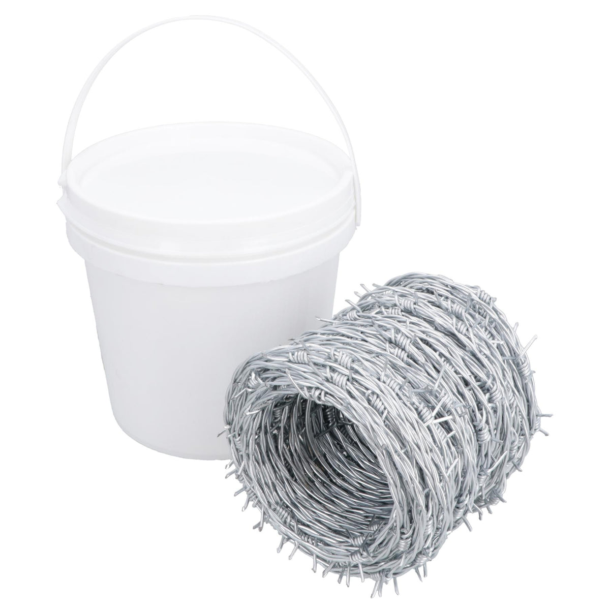 Roll Of Galvanised Barbed Razor Wire Security Livestock Fence 30 Metres x 1.7mm