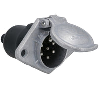 24V 7 Pin N Type Trailer Plug & Socket for HGV Commercial Vehicles Aluminium
