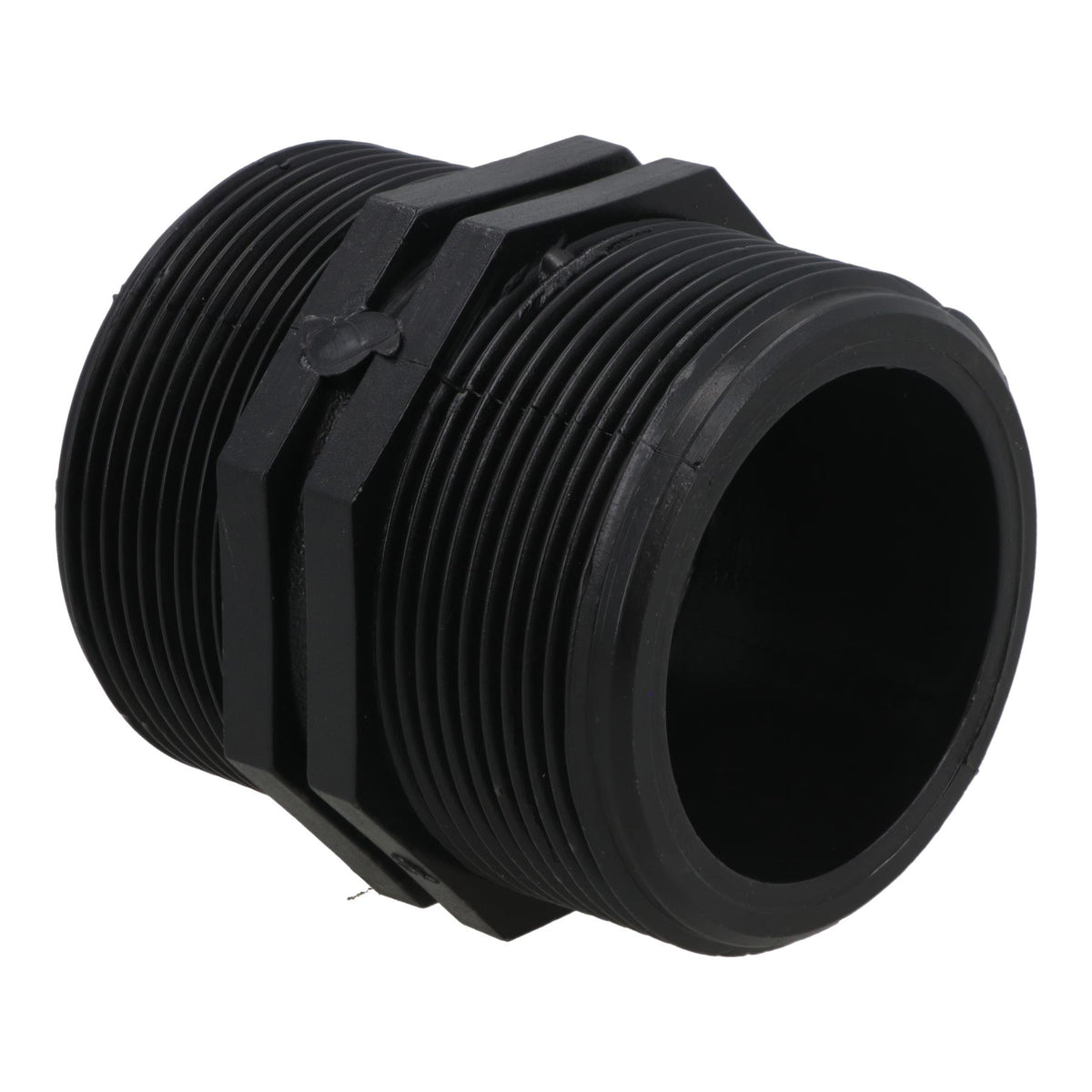 Polypropylene PP Male Nipple Thread Pipe Fitting Sockets 2in – 2in BSP