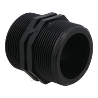 Polypropylene PP Male Nipple Thread Pipe Fitting Sockets 2in – 2in BSP