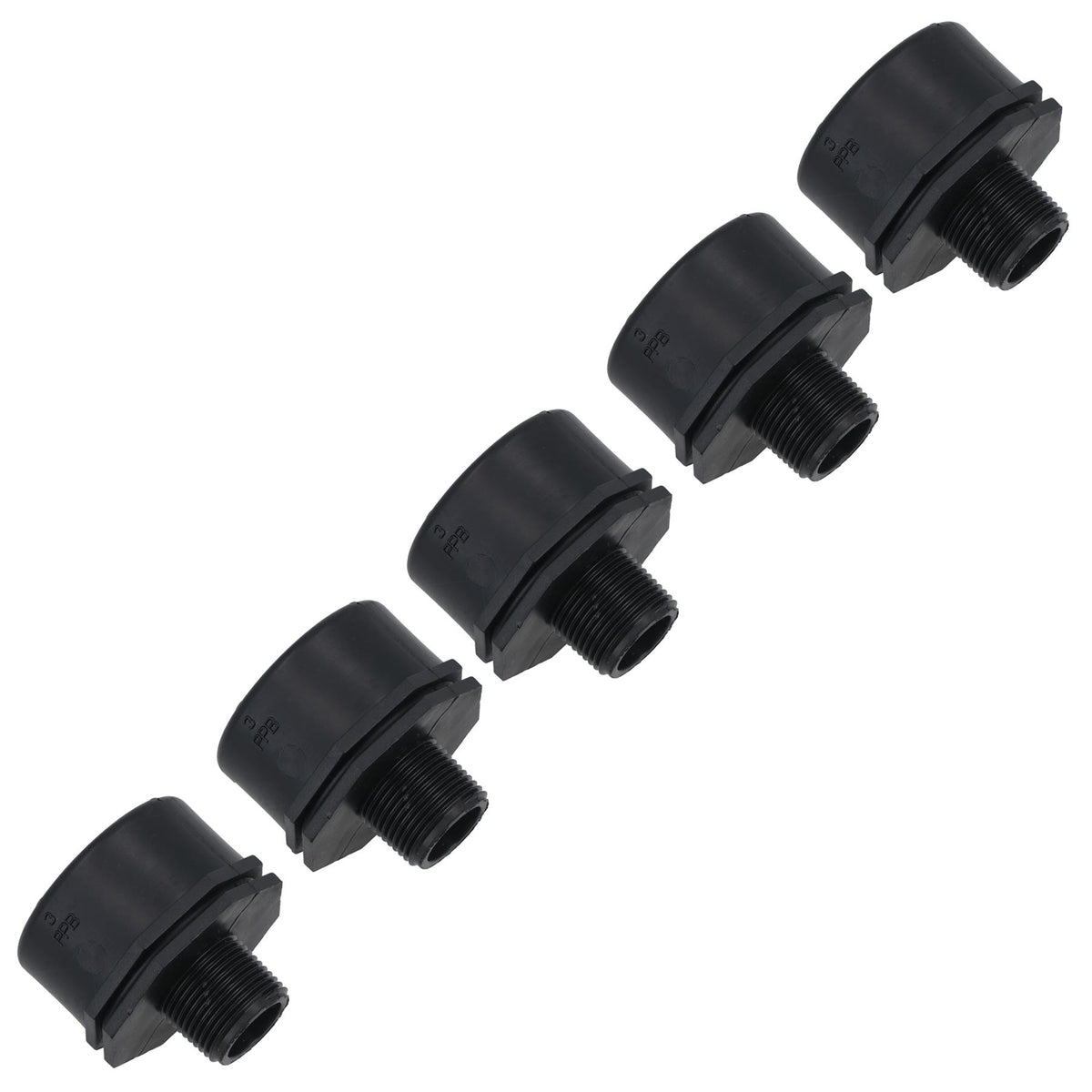 Polypropylene PP Threaded Reducing Socket Female – Male 1-1/4in – 3/4in BSP