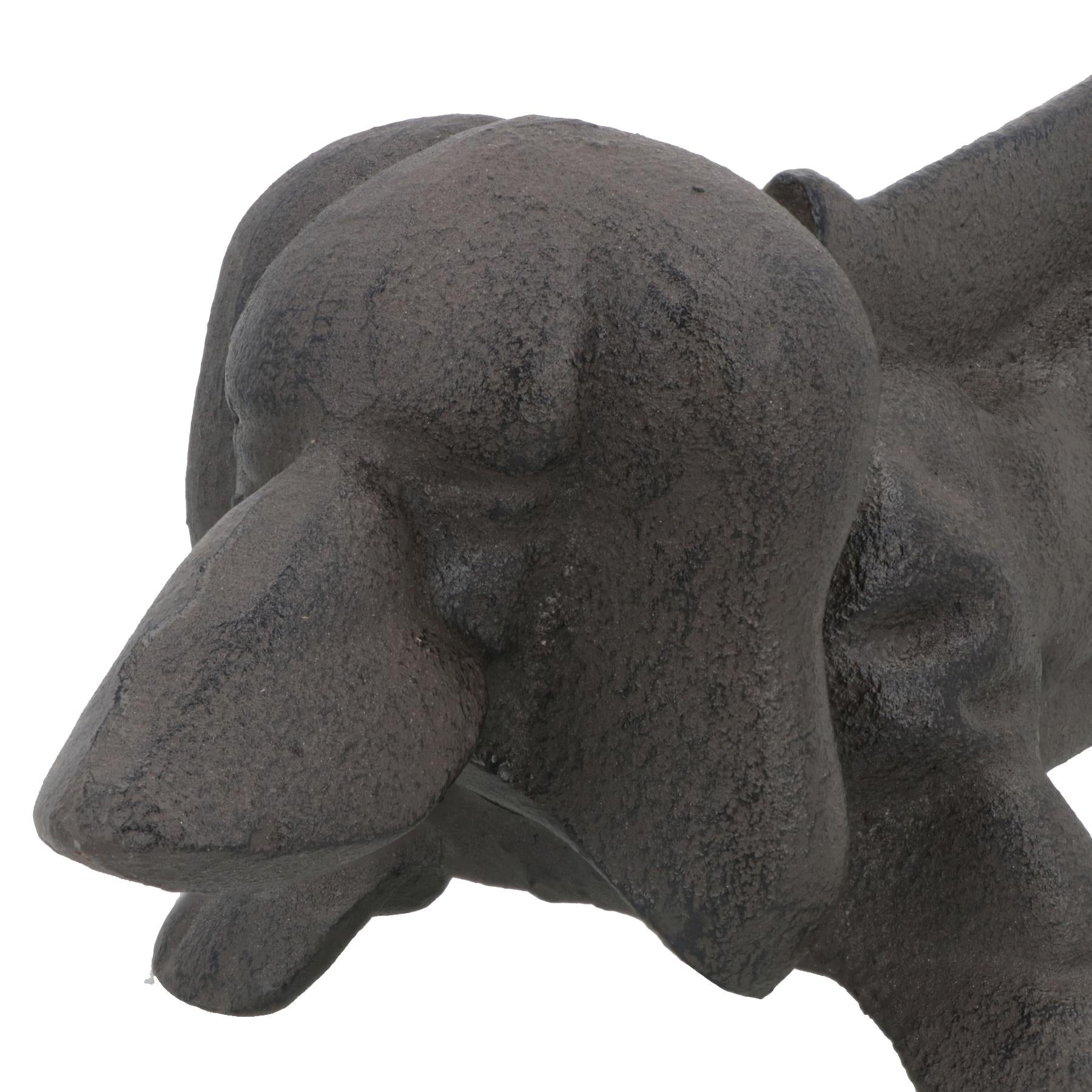 Grattoir à bottes pour teckel, butée de porte pour chien, coin en fonte pour boue, maison pour animaux