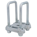 8 U Bolts And 4 Base Plate For Ifor Williams Trailers Twin Parabolic Leaf Springs