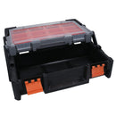 18in Cantilever Style Toolbox Tool Box Storage Container Organiser Compartment