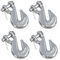 Clevis End Grab Hook Stainless Steel for 10mm (3/8in) Chain Lifting 1250kg