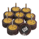 50mm 60 Grit Abrasive Flap Wheel Discs Sanding Rust Removal 6mm Shank