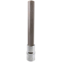 14mm Hex Allen Key Long Bit Internal Socket Metric 1/2" Drive 140mm Length Cr-V