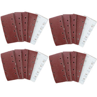 Hook + Loop 1/3 Sheet Sanding Sander Sandpaper Pads 40 Grit Coarse 200 Pack