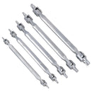 Vis à tête pivotante à double extrémité Torx / Star mâle T15 - T60 5 pièces 10 tailles