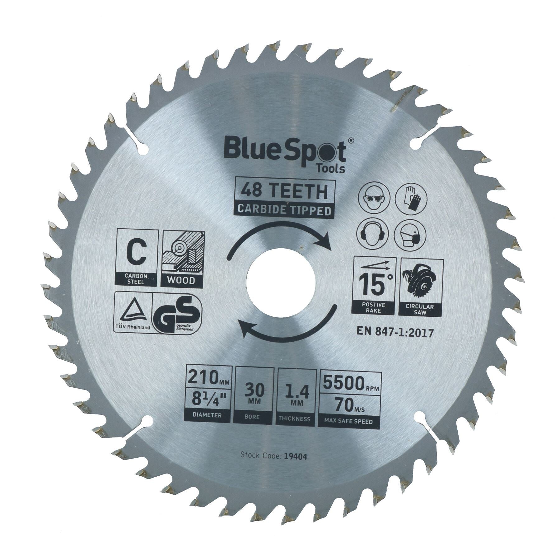 Circular Saw Blade 210mm x 30mm 24 40 48 teeth TCT Cutting Disc Wood 3pc