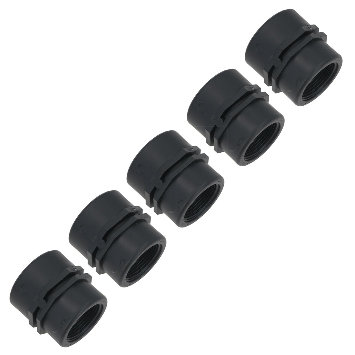 Polypropylene PP Female Threaded Pipe Reducing Socket 1-1/2in – 1-1/4in BSP