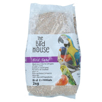 2PK 2kg Parrot Bird Sand With Oyster Calcium & Mineral Aid Digestion Cage Litter