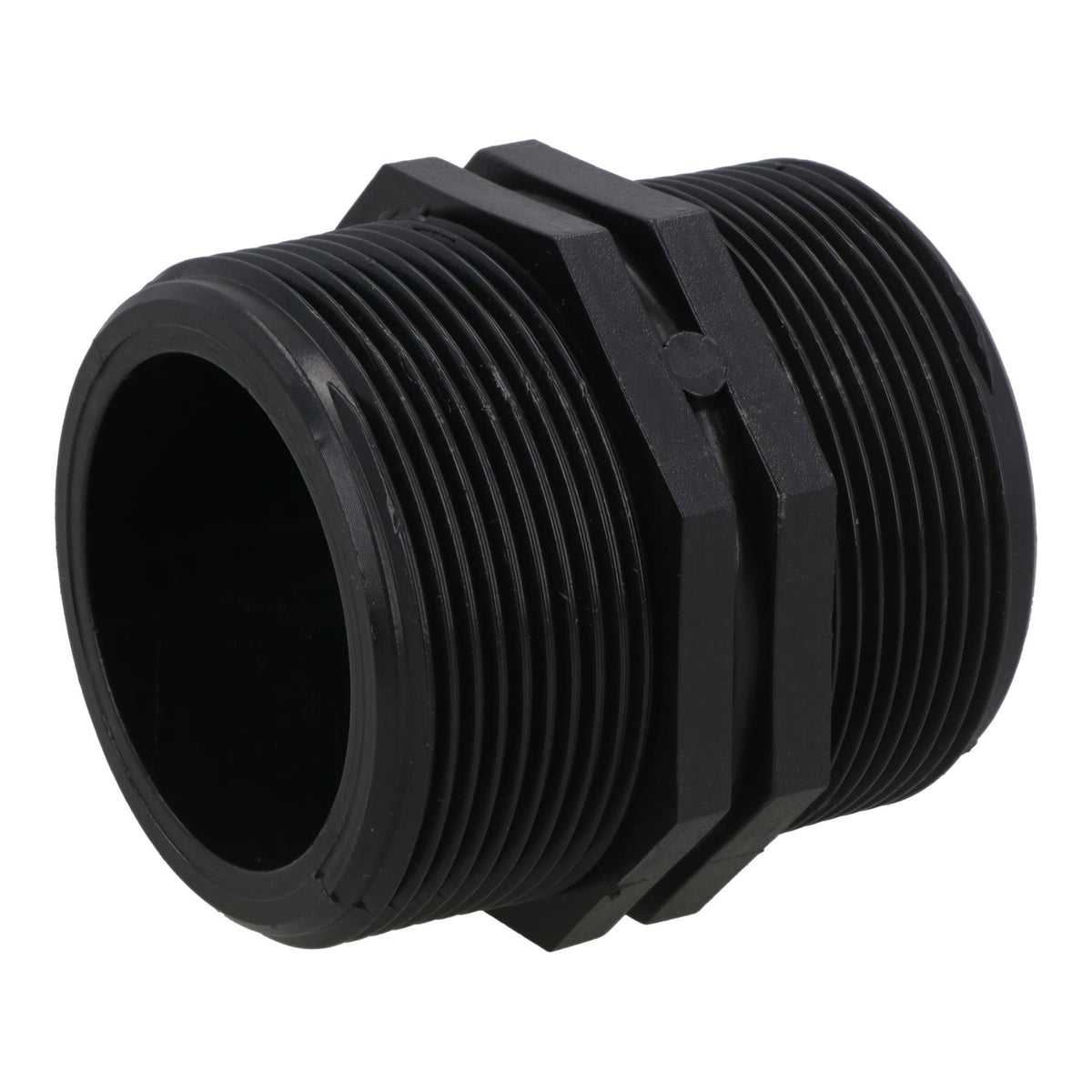 Polypropylene PP Male Nipple Thread Pipe Fitting Sockets 2in – 2in BSP