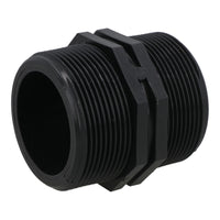 Polypropylene PP Male Nipple Thread Pipe Fitting Sockets 2in – 2in BSP