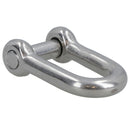 Countersunk Pin Dee Shackle 12mm Hex Socket Rigging Link Stainless Steel 316
