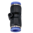 8mm (OD) Pneumatic Air Straight Hose Pipe Tube Inline Push Connector Airline