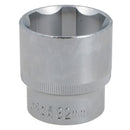 32mm 1/2" Dr Socket Super Lock Metric Shallow CRV Knurl Grip 6 Point TE794