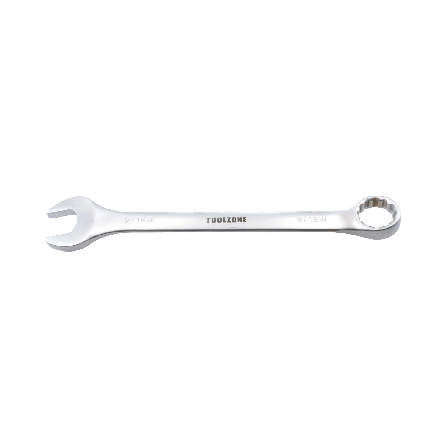 9/16" Whitworth Combination Spanner Chrome Vanadium Steel 300mm Wrench