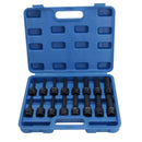 Metric 1/2in Drive Deep Impacted Hex Allen Key Bit Sockets 4mm – 19mm 16pc