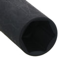21 mm Gerüstbau-Steckschlüsseleinsatz für Gerüstbau + 1/2 Zoll Antrieb, gebogene Ratsche