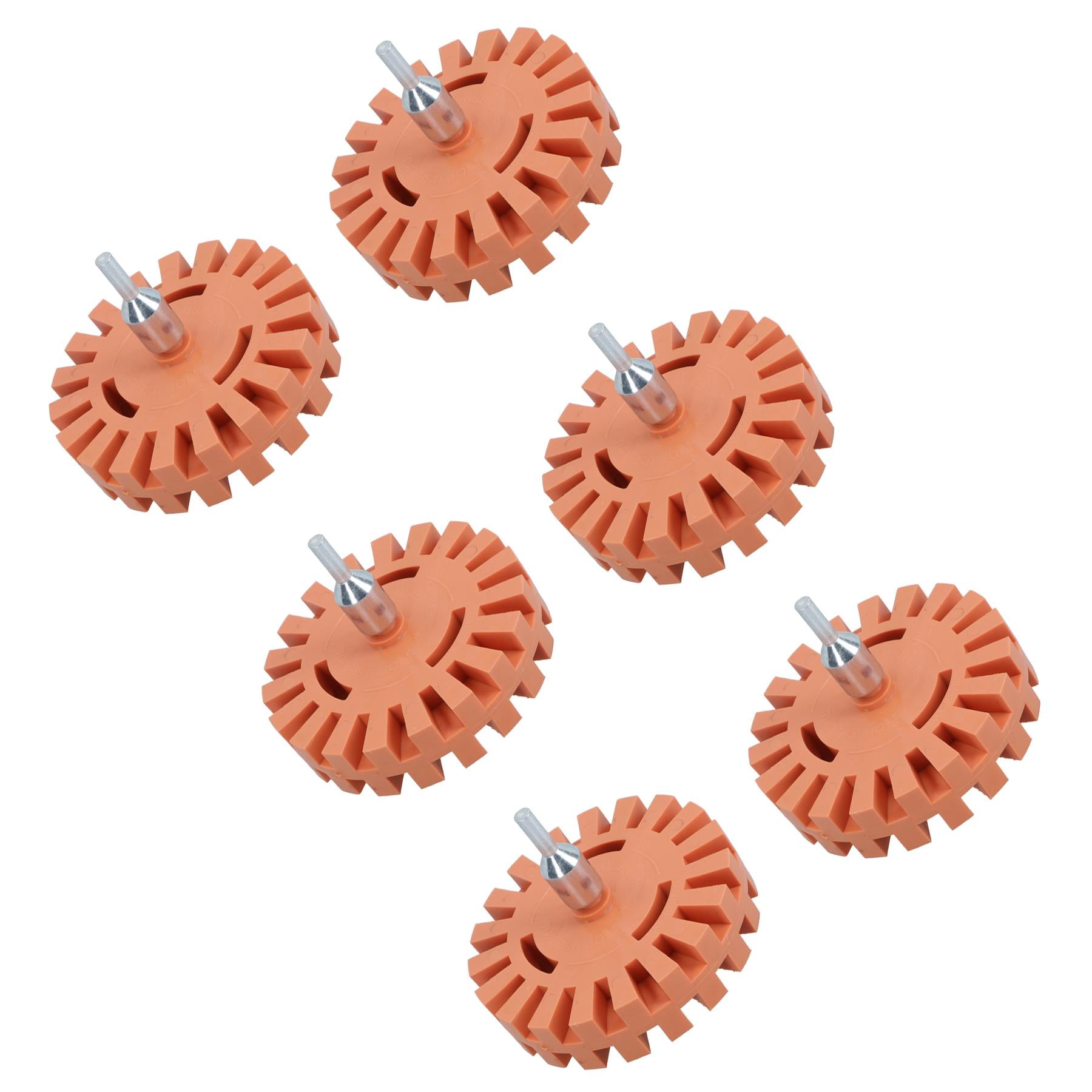 4 Inch Rubber Pinstripe Decal Eraser Wheel Adhesive Sticker Remover