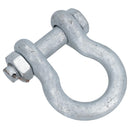 Galvanised Bow Shackle Safety Pin 1-1/8in (28mm) 9.50T to US Fed Spec