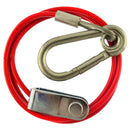 1m 3mm Braked Trailer Break Away cable with Clevis End TR222