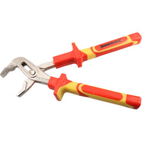 VDE Groove Joint Water Pump Pliers Plumbers Pipe Wrench Grips For Hybrid Use