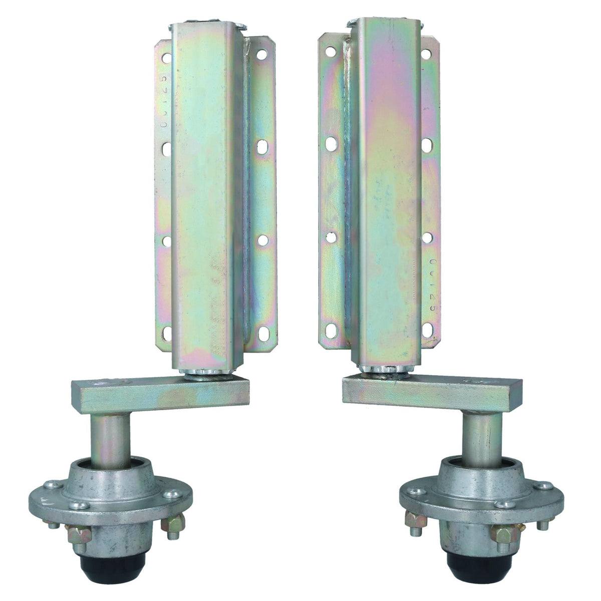 Trailer Suspension Units Arms With Hubs 650kg Capacity 4 Stud on 4 Inch PCD