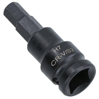 3mm - 10mm x 45mm 3/8in. Drive Short Impact Impacted Allen Hex Key Socket