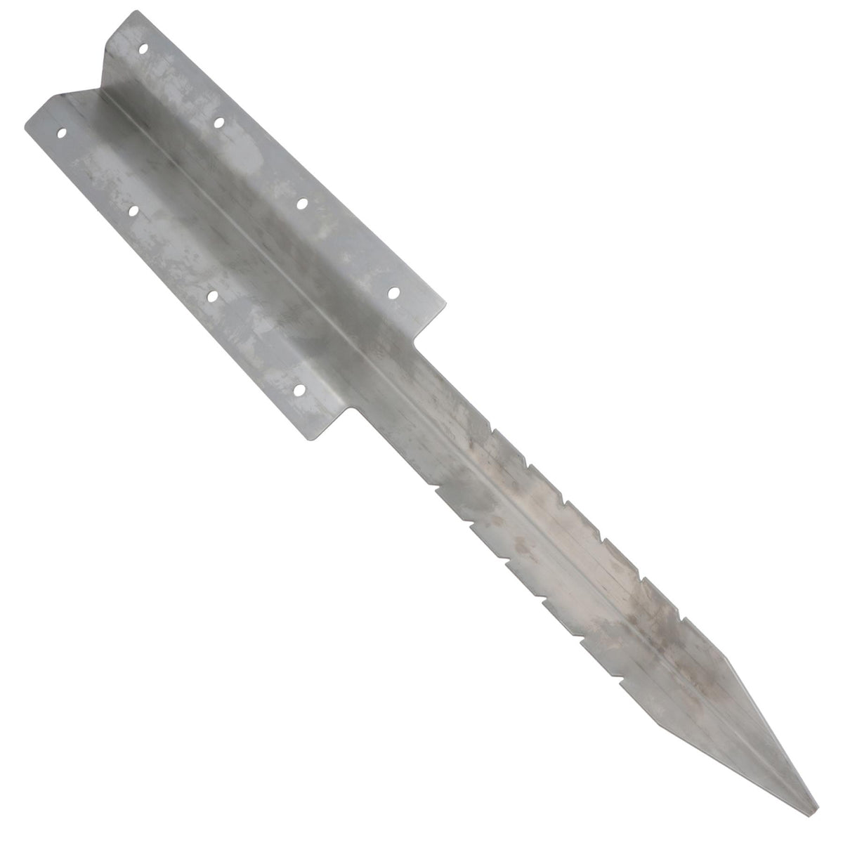 Garden Double Sleeper Straight Support Spike Stake Stainless Steel 670mm