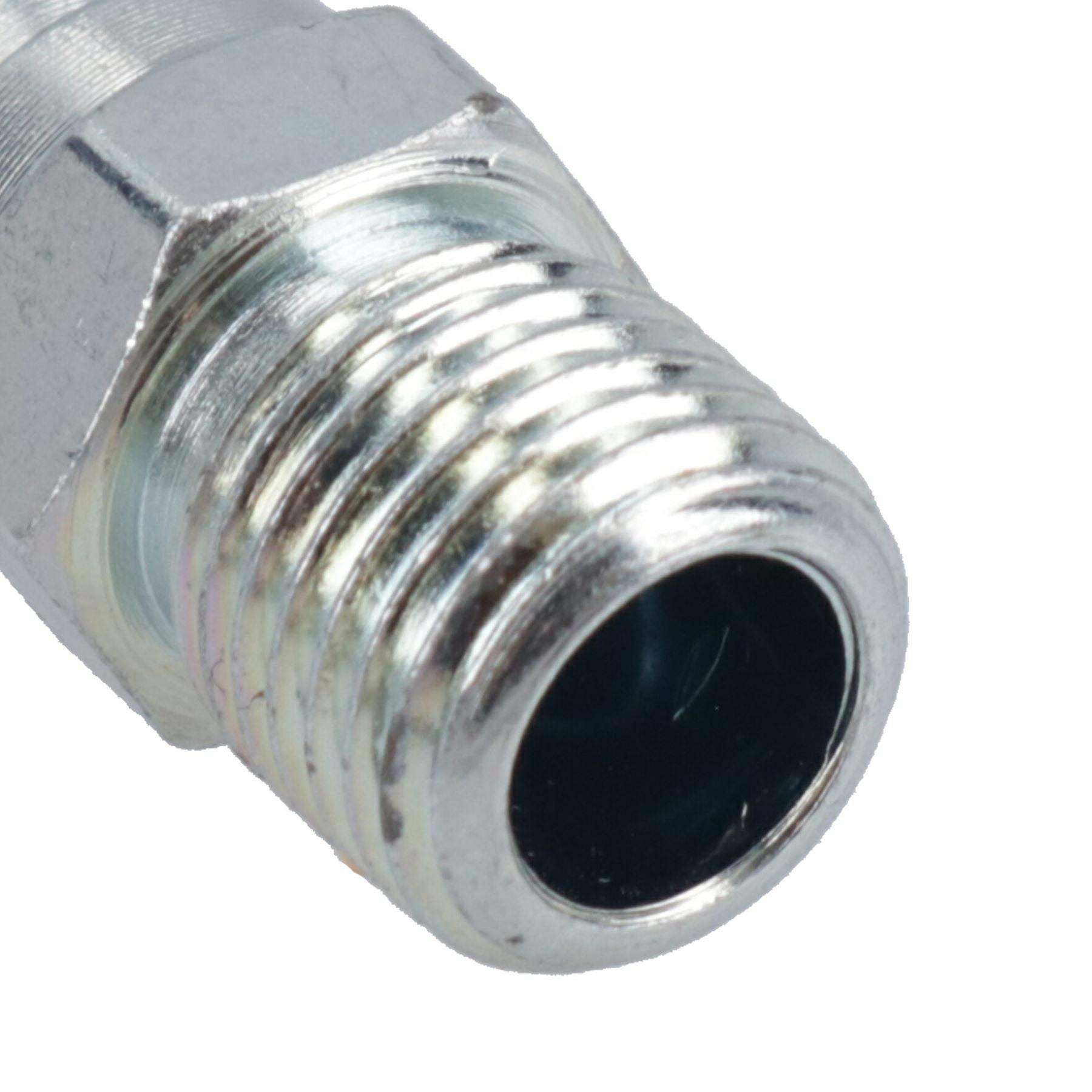 Air Line Hose Fitting Connector Male Quick Release 1/4 Male Thread 2pk