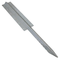 Garden Triple Sleeper Straight Support Spike Stake Galvanised Steel 930mm