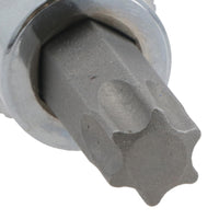 T50 Male Torx Bit Star Socket 3/8" Drive Standard Internal Chrome Vanadium Steel