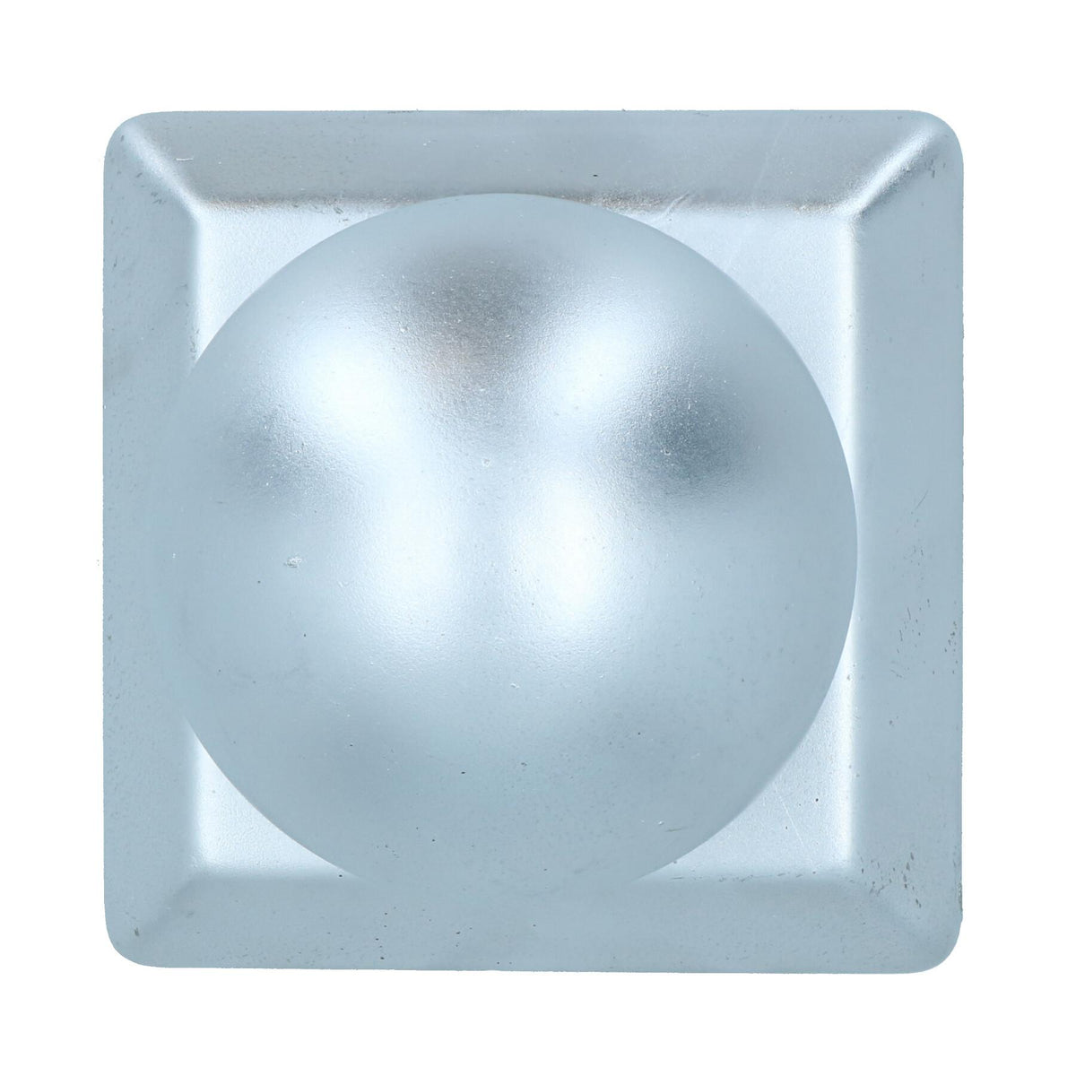 Metal Fence Post Caps Round / Ball 100mm x 100mm Protector Cover Silver