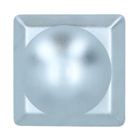 Metal Fence Post Caps Round / Ball 100mm x 100mm Protector Cover Silver
