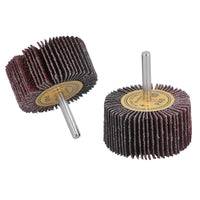 60mm 40 Grit Abrasive Flap Wheel Discs Sanding Rust Removal 6mm Shank