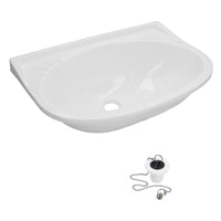 High Quality Caravan Motorhome Boat Mini Bathroom Toilet Sink Plastic Vanity