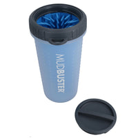 Large Pro-Blue Lidded MudBuster Portable Dog Paw Cleaner Muddy Dog Walks