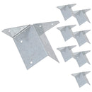 Arris Rail Bracket Fence Post Support Galvanised 100mm, 225mm or 300mm