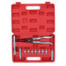 Jeu de pinces de démontage et d'installation de joint de tige de soupape/outil de siège/kit 11 pièces AN027