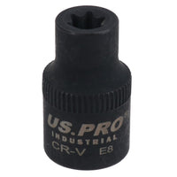 Female Impacted Impact Torx Star E Socket 3/8in Drive Shallow E5 – E24